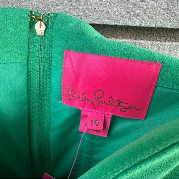 Lilly Pulitzer Stela Strapless Bow Dress Spearmint Green 10 NWT Holiday Cocktail - Picture 7 of 13